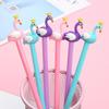 Oferta Especial Venda Direta da Fábrica Caneta Gel Desenho Animado Caneta Silicone Desenho Animado Estudante Escritório Caneta Tinteiro Preta Caneta de Assinatura Papelaria