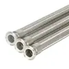 Conexões para Tubo Corrugado de Aço Inoxidável 304 para Vinícolas, Engate Rápido, Mangueira Metálica de Grau Alimentício, Material 304