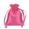 Bolsas de Cetim com Cordão em Várias Cores em Estoque para Embalagem de Joias, Anéis e Brincos; Bolsas de Armazenamento de Joias de Cetim para Atacado