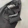 Estilo Coreano Sistema Coreano Transfronterizo 2026 Diseño de Hebilla con Estampado de Puntos Redondos Bolso de Mano para Mujer Bolso de Hombro Bolso Cruzado Bolso Cuadrado Pequeño