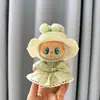 Solo ropa] la primera y segunda generación Labubu muñeco tela tela colgante correa falda sentada fiesta ángel lazo adorable