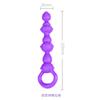 Placer gelatina barra trasera tapón trasero diversión marido y mujer Cynomial tirador eléctrico cuenta Poly masajeador tapón anal de gelatina
