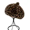 Al por mayor transfronterizo nuevo estilo de moda otoño e invierno para mujer, boina tipo calabaza femenina, sombrero casual japonés de piel sintética