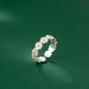 2022 Moda coreana Anillo de margarita verano pequeño fresco Flores de mujer anillo de flor simple punto venta al por mayor