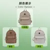 Mochila Clásica con Monograma para Mujer Mochila Pequeña Retro Estampado Completo Bolsillo Frontal con Cremallera Ligera para Viajes Diarios Mochila Escolar Ligera