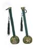Martillo de salud de martillo de ajenjo de hoja de bambú verde martillo para golpear meridianos masaje martillo de pat ocho relleno de ajenjo de satén virtual artefacto doméstico