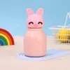 Garrafa de água criativa e adorável com tema de desenho animado para crianças, apresentando designs de animais fofos, um tamanho compacto e um sistema de isolamento a vácuo de parede dupla em aço inoxidável para facilitar a bebida em movimento.