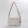 Bolso Nube Plisado para Mujer, Bolso de Hombro Puff Coreano Nicho a Cuadros, Bolso Tote Versátil para Viajeros, Bolso Bandolera de Gran Capacidad