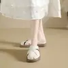 Mules de Tejido Calado sin Cierre para Mujer, Modelo Verano 2026, Sandalias Romanas Birkenstock de Talla Grande, Fáciles de Poner
