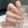 [Agua Pura] Huan Huan Ganlu Templo Hecho a Mano Hua Fei Molde Cara Usando Armadura Piezas de Uñas Acabadas Blanco Natural