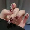 Unhas Usáveis Sexy Flash Personalizadas, Unhas Postiças de Alto Padrão, Adesivos de Nail Art Usáveis Gelo-Transparente, Adesivos de Nail Art Mais Vendidos, Produtos Acabados