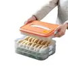 Caja Especial para Empanadas, Caja Congeladora Multicapa para Congelar Empanadas en el Refrigerador, Caja Rápida para Congelar Empanadas, Caja de Conservación de Grado Alimenticio