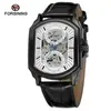 Nuevo Reloj Mecánico Automático Forsining Estilo Europeo y Americano Moda Casual Hueco Movimiento Mecánico