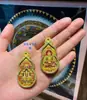 Nuevo Estilo de Thangka Estilo Tíbet con Diamantes Presentando las Ocho Grandes Deidades Guardianas en Ambos Lados
