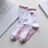 Calcetines de Yoga Antideslizantes para Mujer, Calcetines de Media Pantorrilla, Calcetines de Pilates, Calcetines Deportivos Profesionales para Piso de Mujer, Calcetines para Piso de Fitness en Interiores
