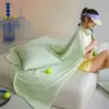 Colcha de Seda Gelada de Verão para Camas de Solteiro e Casal, Grau A Infantil, Grau Materno e Infantil, Lavável à Máquina, Modelo Igual ao do Sam's, Colcha de Verão Ice Skin Refrescante