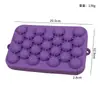 Molde de Bola de Gelo de Silicone Silicone de Grau Alimentício Molde de Gelo Pequeno Redondo com 25 Cavidades Molde de Sabão para Pulseira DIY Molde de Sabão Artesanal