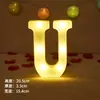 Ventas Directas de Fábrica Luz de Modelado de 26 Letras Inglesas Luz Decorativa para Boda, Propuesta, Confesión Luz Nocturna Forma de Letra Mediana