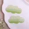 Nuevo Parche Acrílico con Purpurina de Nube para Niña Dulce Accesorio para el Cabello DIY Pasador Pinza Lateral Adorno para el Cabello Pinza para el Flequillo Accesorio Pequeño