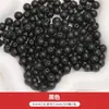 50 Piezas Vidrio Gelatina Color Sólido Imitación Jade Redondo Cuentas Sueltas Pasadores de Pelo Hechos a Mano Pulseras Collares Pendientes Materiales