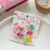 Nuevas Pinzas para el Cabello de Paleta de Fruta para Niños, Set Dulce y Lindo de Pasadores para Bebé, Aretes Ant Dolor para Niñas, Collar y Accesorios para Manos