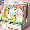 Libro de Dibujo Animales Caricaturas A4 Bobina Meng Jin Libro de Dibujo para Niños Preescolar Estudiantes de Primaria Primer Grado Blanco Hermoso