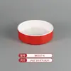 Vajilla de Melamina Plato de Dos Colores para Restaurantes de Hot Pot y Barbacoa, Plato Cuadrado de Barbacoa Comercial Imitación Porcelana