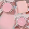HISYI Rubor en Bruma Suave Pequeño y Conveniente Maquillaje Natural Desnudo Polvo de Rubor Mate Monocromático Iluminador Rubor Monocromático