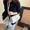 Bolso de Hombro Tejido de Gran Capacidad Nuevo 2025 con Estilo de Comercio Exterior, Bolso de Mano de Moda y Casual, Bolso tipo Baguette para Debajo del Brazo