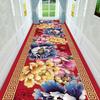 Alfombra Estampada Hotel Pasillo de Hotel Felpudo Cortable Pasillo Escalera Material en Rollo Lavable