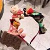 Accesorios Navideños para el Cabello de Oso Retro Texturizado Diadema para Niña Peineta de Lazo Hecha a Mano Adorable Cuernos Diadema para Niños