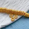 Acessórios antigos franceses de ouro prata s925 banhados a ouro gravados Xiangyun espaçador anel de corrida enrolado anel pulseira DIY colar corda trançada