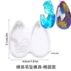 Colar de Joias com Cola de Cristal Estilo Oceano Molde de Silicone Pingente Redondo Gota d'Água Retangular Escada Tajima