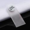 Etiquetas de Tamanho de Roupa Atacado de Fábrica Tags de Tamanho de Plástico Botão de Pressão Redondo Tamanho Duas Partes Acessórios de Tamanho de Roupa
