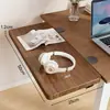 Placa de Extensão de Mesa Dobrável Ferramenta de Expansão para Mesa de Computador Braço de Extensão Lateral Suporte Bandeja para Teclado