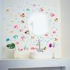 SK6020 Nuevo Mundo Submarino Peces Pegatinas de Pared Baño Habitación Infantil Ventana de Vidrio Gabinete Pintura Decorativa