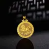 Vietnam arena oro galvanizado oro real unisex moda temperamento todo-partido auspicioso Kirin colgante en vivo comercio electrónico al por mayor