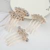 Nuevo Peine de Perlas de Cuatro Dientes Estilo Coreano Elegante Boda Cabello Horquilla Moderna Antigua Cabello Horquilla Madre Boda Cabello Tocado