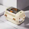Transportadora de Viaje para Gatos, Jaula Grande para Mascotas, Transportadora Portátil para Perros, Cama Portátil para Gatos de Doble Apertura para Uso en Coche