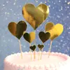 Paquete de 10 bolas de pelo para decorar tartas de cumpleaños, nubes, luna roja enchufable, nubes blancas, adornos de arcoíris para tartas, banderas.