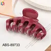 Qiyue Grampo de Cabelo Abóbora Colorida ABS Presilha de Garra Grande Clip Tubarão de Alta Qualidade Exquisito Acessórios de Cabelo para Mulheres Venda por Atacado