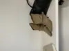 Botas Empilhadas Novas Outono/Inverno 2026 Amigáveis para Baixinhas com Bico Quadrado, Salto Alto e Fivela de Cinto Botas de Moda de Cano Médio