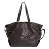 Bolso Tote Retro de Gran Capacidad para Viajes Diarios de Mujer 2025 Otoño Nuevo Casual Simple de Gama Alta de un Solo Hombro Cruzado