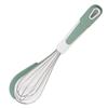 Batidor de Huevos Multifuncional Nórdico con Raspador de Silicona Raspador de Crema de Acero Inoxidable Batidora Herramienta de Cocina para Hornear