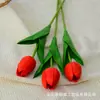Tulipán, flor falsa, decoración del hogar, tacto de PU, flor artificial, foto de simulación, fábrica de flores falsas, ramo de boda al por mayor