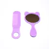 Brinquedos Coloridos para Crianças Espelho de Maquiagem Acessórios Brinquedos de Casinha de Brincar Espelho de Pente Acessórios de Cabeleireiro Pequenos Espelhos Venda por Atacado