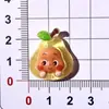 Accesorios de resina para muñecas de frutas transparentes, clips para el cabello DIY con pegamento de crema, llaveros, colgantes, decoraciones para zapatos, accesorios de resina