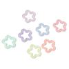 Acrílico luminoso flash fino oco estrela de cinco pontas acessórios feitos à mão DIY brincos joia de orelha pulseira pingente saco de material