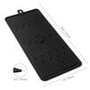 Tapete Escorredor de Silicone Tapete Isolante de Cozinha Tapete de Silicone Resistente a Altas Temperaturas Tapete Anti-Escaldante Tapete Protetor de Bancada Tapete Escorredor Grande Antiderrapante