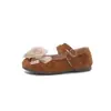 Zapatos de Cuero Bajos Florales para Niñas 2026, Zapatos de Otoño Individuales Retro para Niñas, Zapatos de Princesa Versátiles y de Moda para Niñas Jóvenes